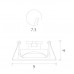 Светильник встраиваемый Arte Lamp ACCENTO A3219PL-1WH