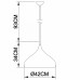 Подвесной светильник Arte Lamp CAPPELLO A3266SP-1BK