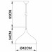 Подвесной светильник Arte Lamp CAPPELLO A3266SP-1WH