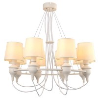 Люстра подвесная Arte Lamp A3326LM-8WH