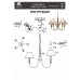 Подвесная люстра Arte Lamp Catrin A3545LM-5GO