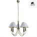 Подвесная люстра Arte Lamp Catrin A3545LM-5GO