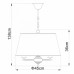 Подвесная люстра Arte Lamp Alice A3579SP-3AB