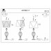 Лампа настольная Arte Lamp SUPERB A3752LT-1BR