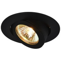 Светильник встраиваемый поворотный Arte Lamp ACCENTO A4009PL-1BK