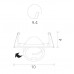Светильник встраиваемый поворотный Arte Lamp ACCENTO A4009PL-1BK