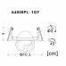Светильник встраиваемый Arte Lamp Accento A4009PL-1GY