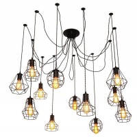 Светильник подвесной Arte Lamp Spider A4051SP-12BK