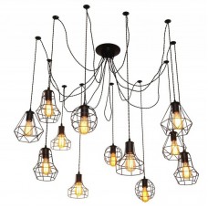 Светильник подвесной Arte Lamp Spider A4051SP-12BK