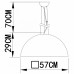 Подвесной светильник Arte Lamp ROME A4176SP-1WH