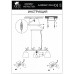 Светильник подвесной Arte Lamp A4289SP-3WH