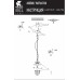 Светильник подвесной Arte Lamp Lanterna A4579SP-1WG