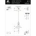 Светильник подвесной Arte Lamp Lido A5067SP-1WH