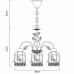 Люстра подвесная Arte Lamp A5090LM-5WG