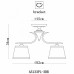 Потолочная люстра Arte Lamp Irene A5133PL-3BR