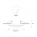 Светильник встраиваемый потолочный Arte Lamp A5307PL-1WH