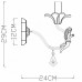 Бра Arte Lamp ANGELINA A5349AP-1WH