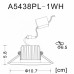 Светильник встраиваемый светодиодный Arte Lamp UOVO A5438PL-1WH