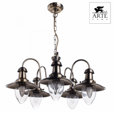 Подвесная люстра Arte Lamp FISHERMAN A5518LM-5AB