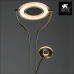 Торшер светодиодный Arte Lamp DUETTO LED A5904PN-2SS