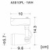 Шинный светильник Arte Lamp TRACK LIGHTS A5910PL-1WH