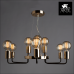 Подвесная люстра Arte Lamp GELO A6001LM-9BK