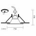 Светильник встраиваемый Arte Lamp Grus A6668PL-1WH