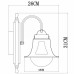 Бра Arte Lamp Timone A7006AP-1AB