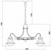 Люстра подвесная Arte Lamp Timone A7006LM-6AB