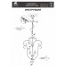 Люстра подвесная Arte Lamp Ravenna A8033SP-3AB