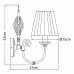 Бра Arte Lamp Zanzibar A8390AP-1AB