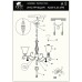 Подвесная люстра Arte Lamp CONO A8391LM-3PB
