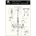 Подвесная люстра Arte Lamp CONO A8391LM-8PB