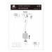 Светильник подвесной Arte Lamp Twinkle A8561SP-1CL