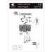 Хрустальная потолочная люстра Arte Lamp ONDATA A8562PL-15CL