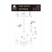 Подвесная люстра Arte Lamp Ivory A9070LM-5AB