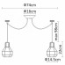 Светильник подвесной Arte Lamp Interno A9182SP-8WH