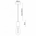 Светильник подвесной Arte Lamp Fuori A9184SP-1BK