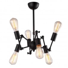 Люстра потолочная Arte Lamp Roots A9190LM-6BK