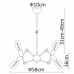 Люстра потолочная Arte Lamp Roots A9190LM-6BK