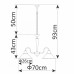 Подвесная люстра Arte Lamp Cone A9330LM-3BR