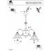 Подвесная люстра Arte Lamp American dinner A9366LM-3AB
