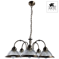 Подвесная люстра Arte Lamp American dinner A9366LM-5AB