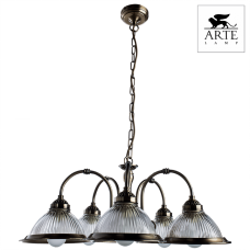 Подвесная люстра Arte Lamp American dinner A9366LM-5AB
