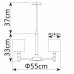 Подвесная люстра Arte Lamp Circolo A9519LM-5BR