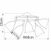 Спот Arte Lamp A9557PL-5BG