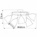 Спот Arte Lamp A9557PL-5CC