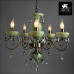 Подвесная люстра Arte Lamp ONYX GREEN A9592LM-5AB