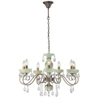 Подвесная люстра Arte Lamp ONYX GREEN A9592LM-7AB