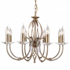 Люстра Elstead Lighting AG8 AGED BRASS AEGEAN
